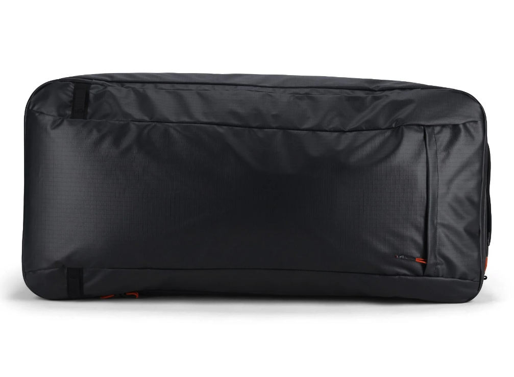 Large-capacity Simms Tailwind Duffel Bag with easy-access zippered openings