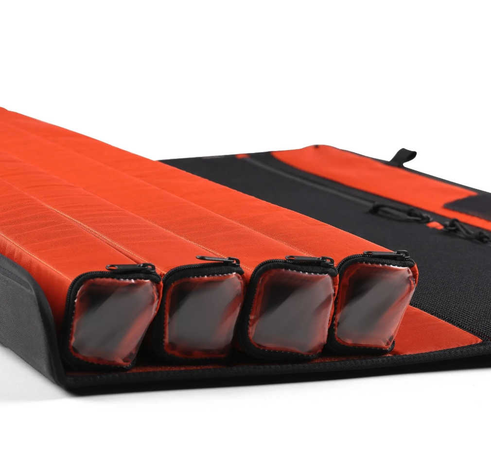 Protective Simms Riverkit Rod Roll designed to prevent rod damage during transit