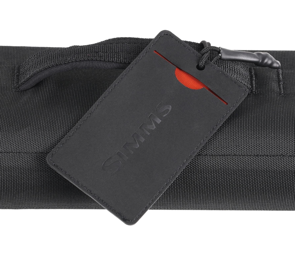 Travel-friendly Simms Tailwind Rod Cannon with easy-access zippers and adjustable straps