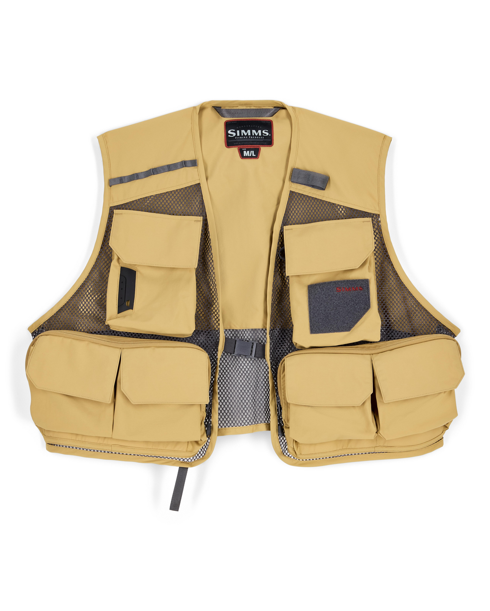 Fly fishing vest breathable mesh lightweight fishing vest with multiple pockets