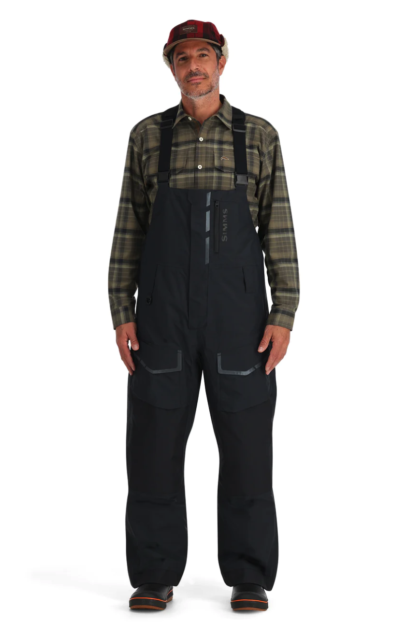 Fully seam-sealed Simms Challenger Bib for all-day weather protection.