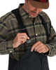 Wear the Simms Challenger Insulated Bib during the coldest fishing days.