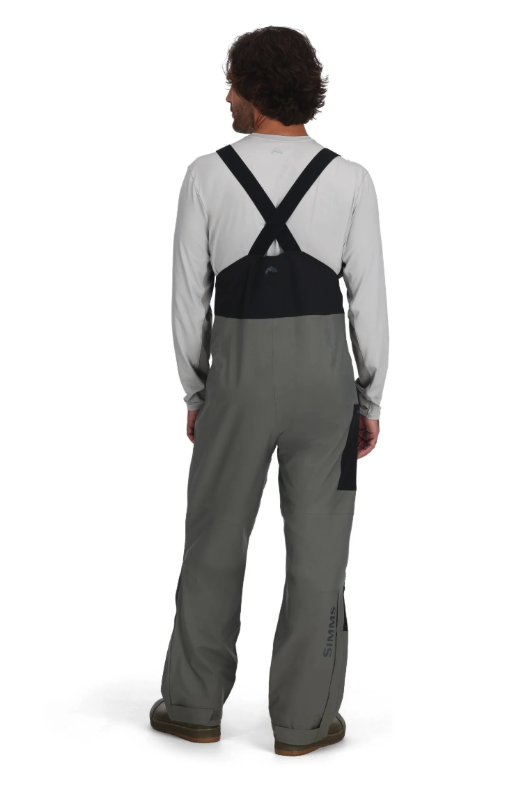 Simms Vapor Elite Bibs on model rear view