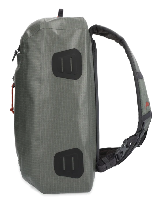 Simms Dry Creek Z Sling Pack, premium waterproof sling pack for outdoor and fishing adventures.
