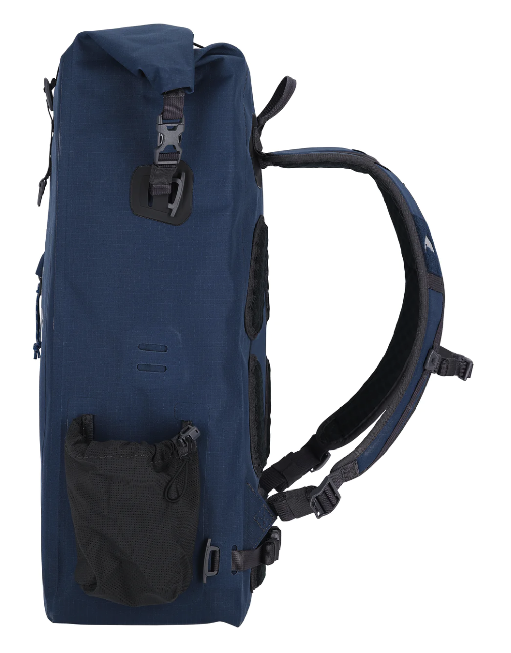 Simms Dry Creek Roll Top Backpack, perfect for wet weather fishing trips.