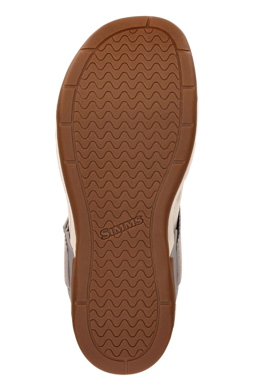 Bottom of Simms Drifter Shoe Lunar Gray color