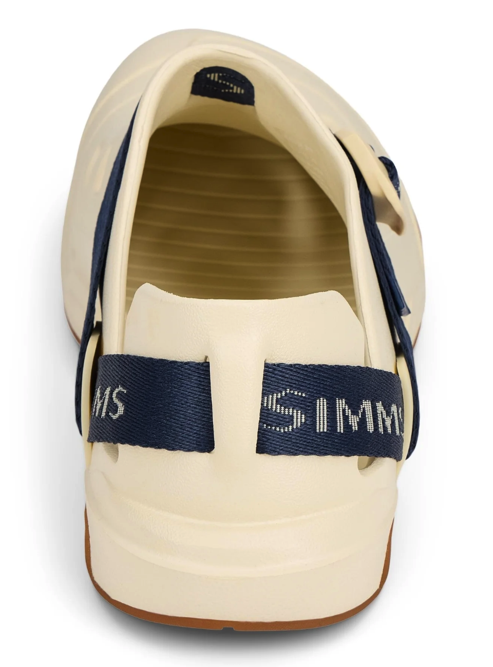 Back of Simms Drifter Shoe Tallow color