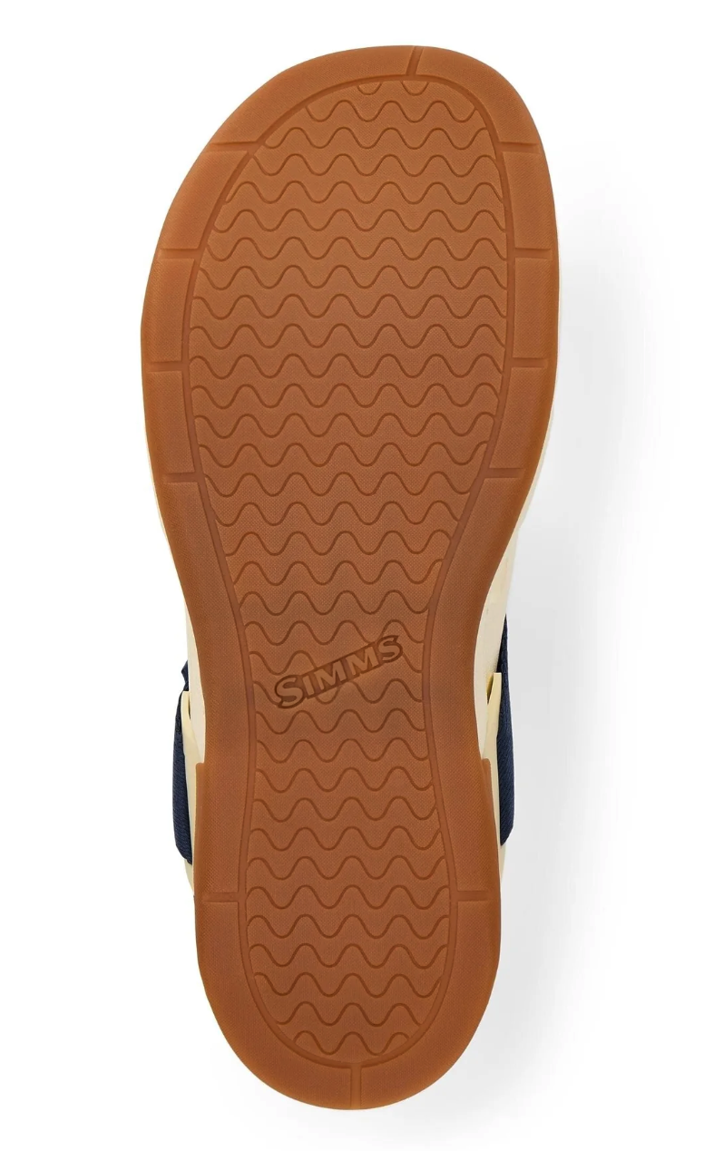 Bottom of Simms Drifter Shoe Tallow color