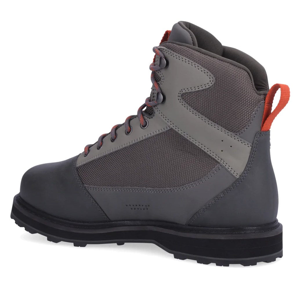 Buy Simms Wading Boots with fully-gusseted tongue to keep debris out, available now.
