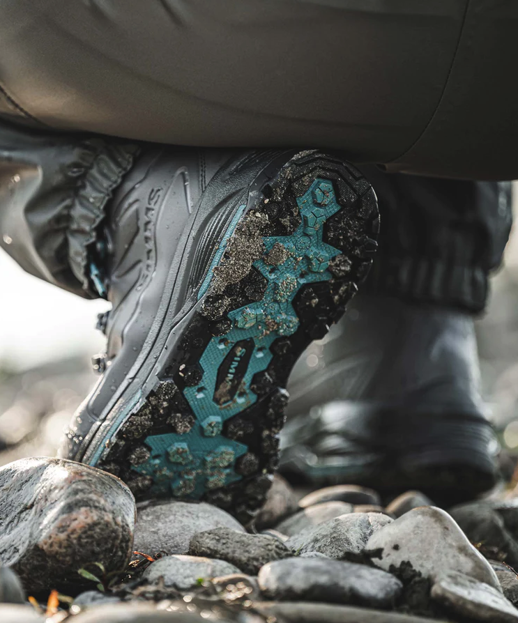 Shop Simms Women's Freestone Wading Boots with partial neoprene lining for comfort and easy on/off.