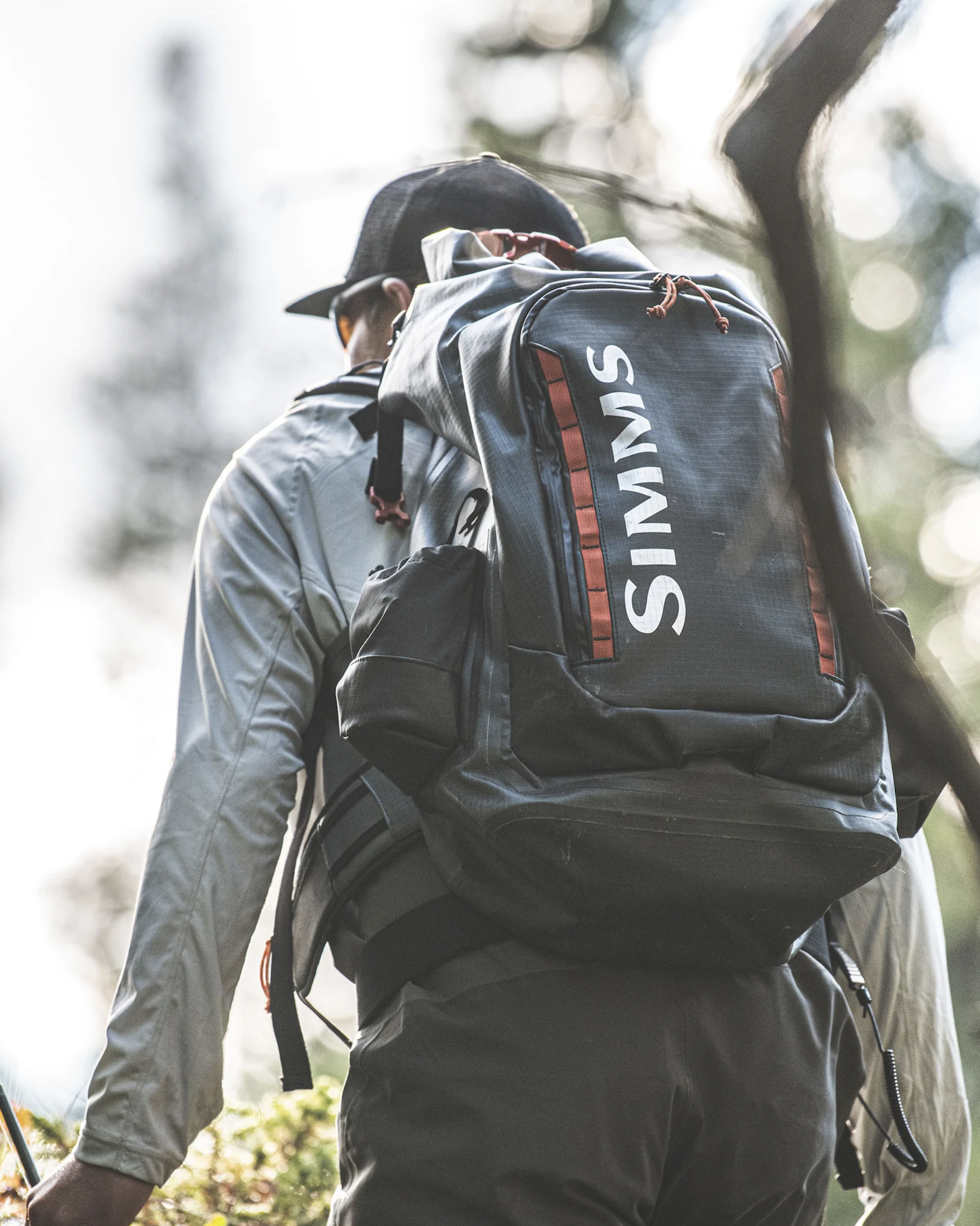 Simms G3 Guide Backpack Action