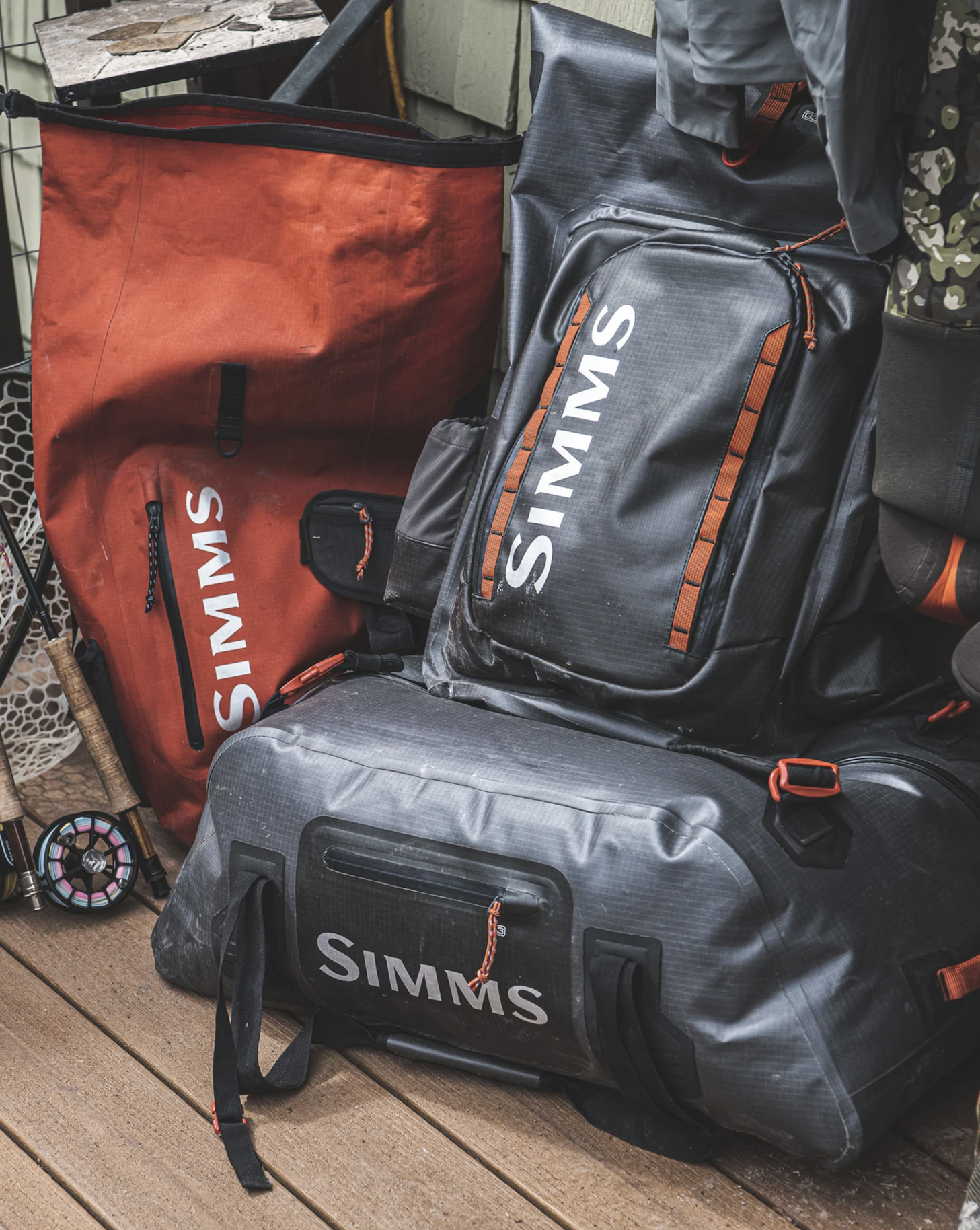 Simms G3 Guide Backpack Action 2