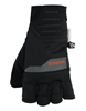 Simms Windstopper Half-Finger Fishing Glove Black Color