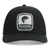 Buy Simms Double Haul Icon Trucker Hat Bass Black online at The Fly Fishers.