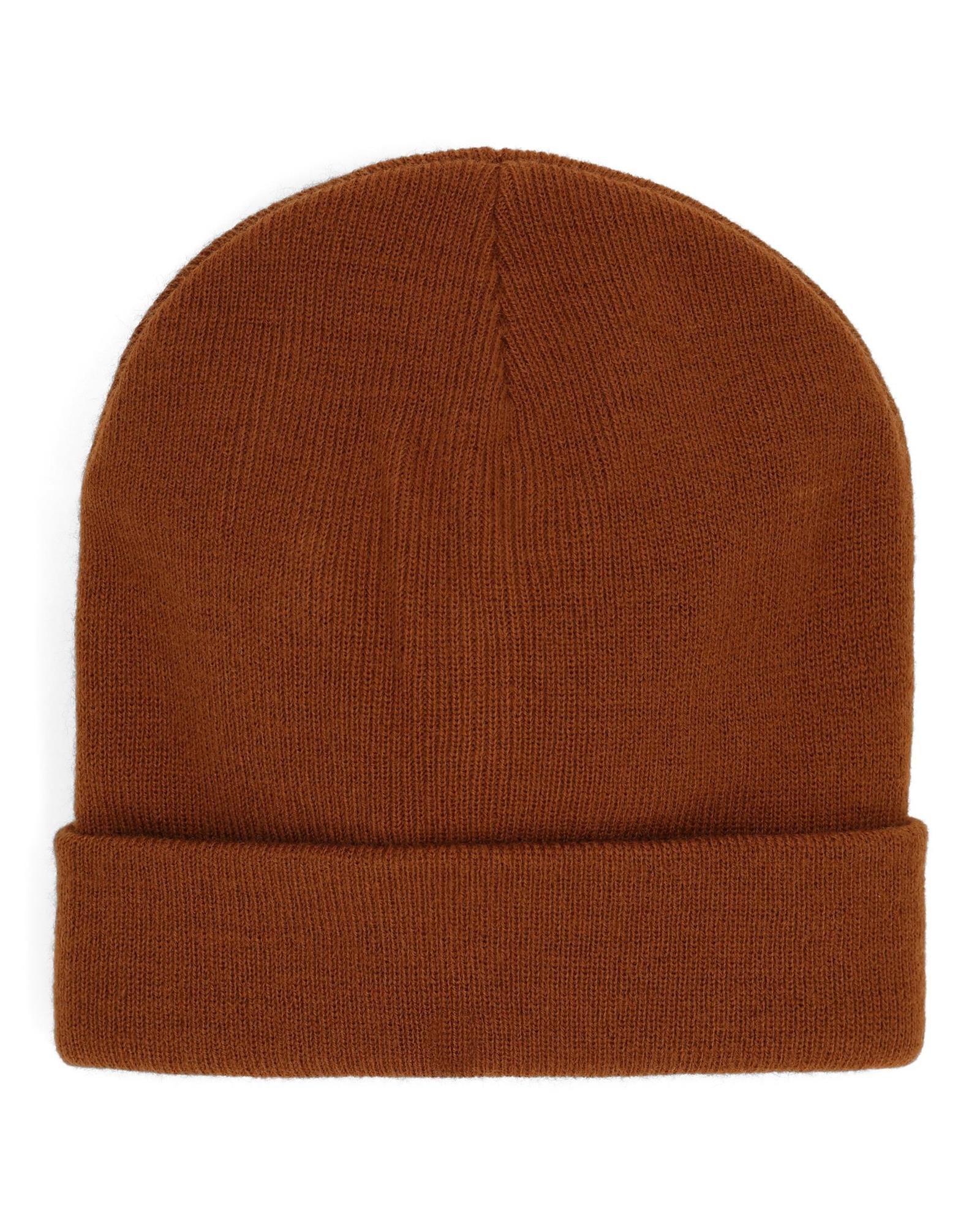 Simms Everyday Watchcap Stonefly warm knit fishing beanie with low-profile fit and fold-over cuff