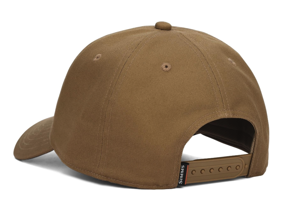 Rear view of  Simms Single Haul Cap Cinder Driftwood color