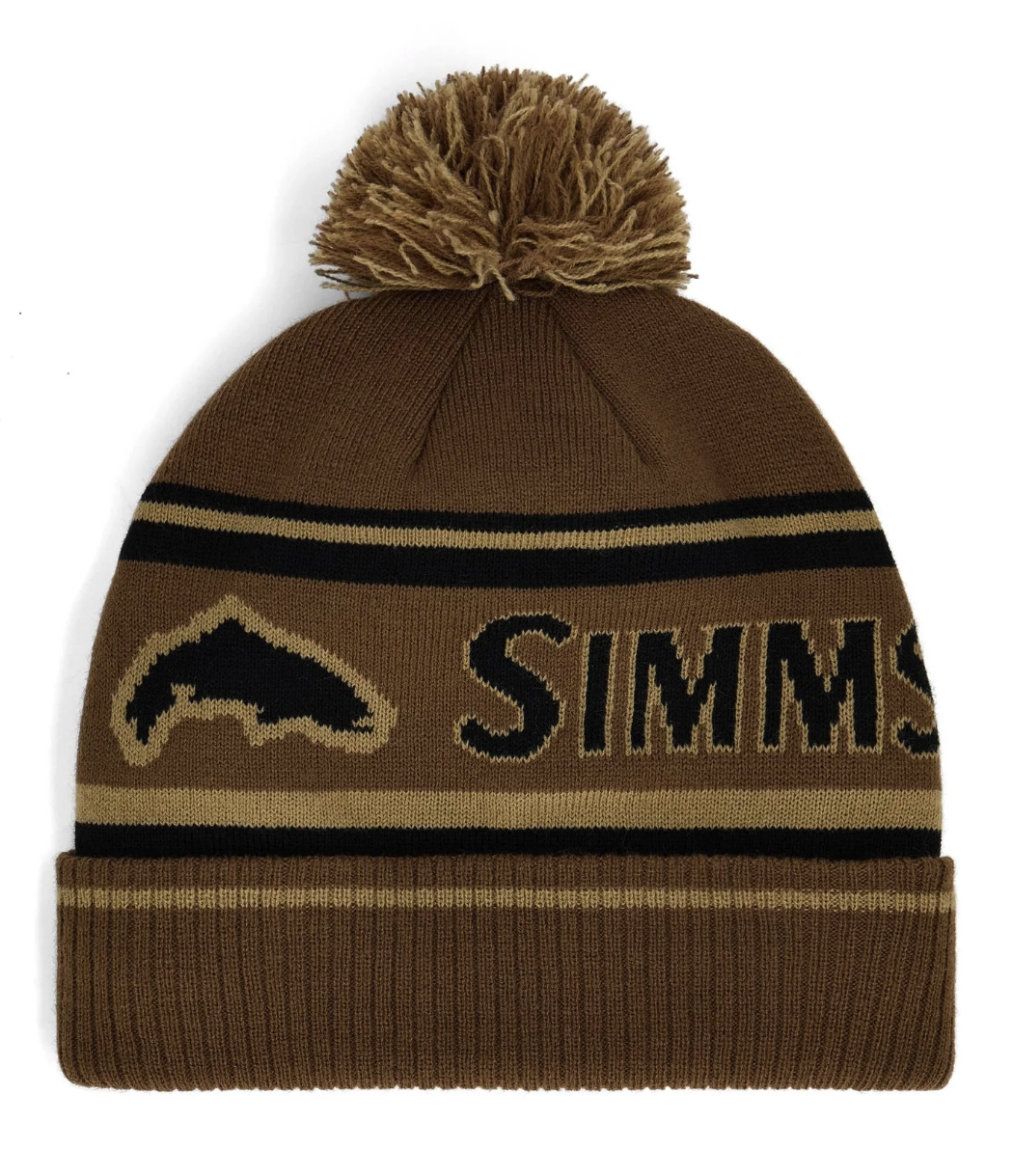 Simms Tip-Up Pom Beanie Jasper color