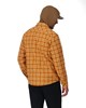 Outdoor fishing flannel hoodie jacket with drawstring hood