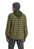 Classic plaid fishing shirt design with a hood for added comfort.