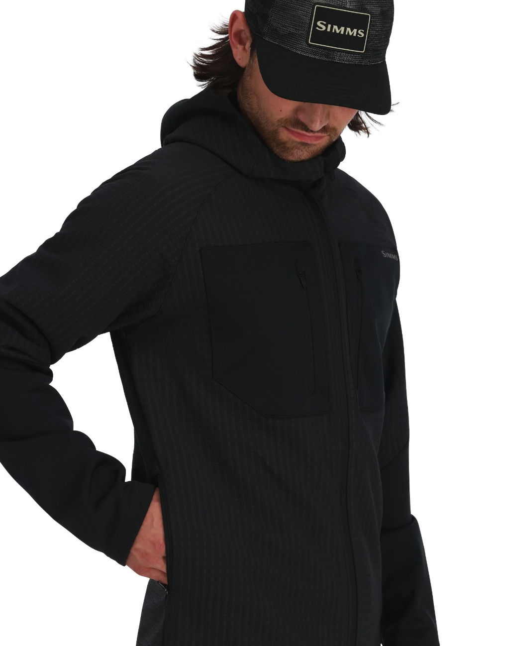 Simms Confluence Hoody - perfect for layering or wearing solo with its lightweight and insulating properties