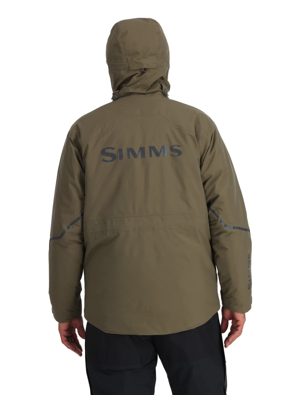 Lightweight insulation in Simms Challenger Jacket for cold fishing days.