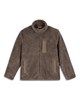 Sturgeon color Simms Coldweather Fleece front view with warm high-pile fleece material