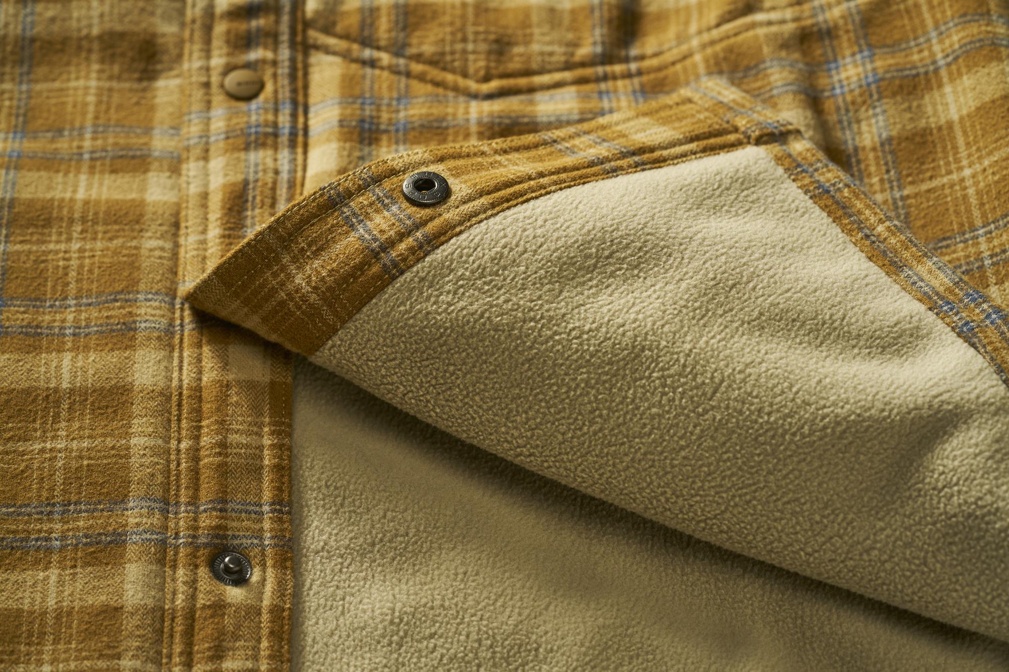 Durable cotton bonded with fleece interior – Simms Shacket