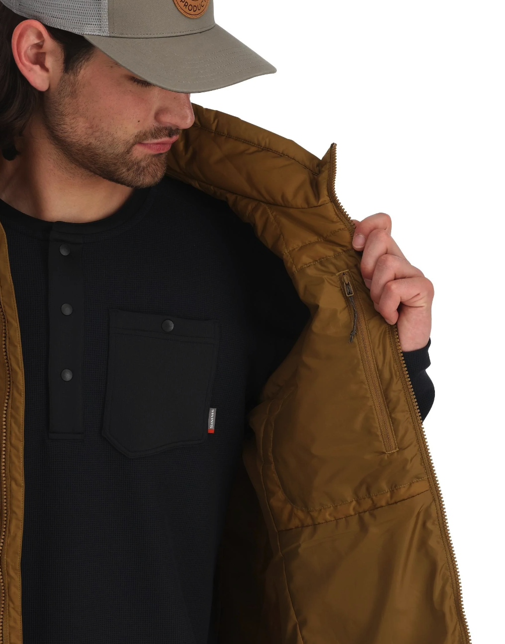 Men's Simms Fall Run Insulated Vest - cozy and sleek with advanced insulation for enhanced outdoor performance