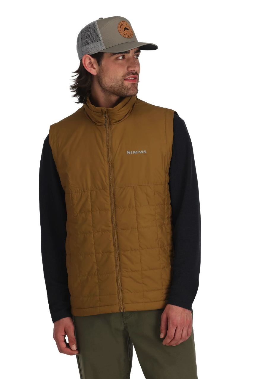 Men's Fall Run Insulated Vest by Simms - engineered for warmth and comfort during fall excursions