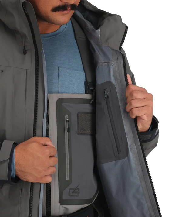 Simms wading jacket designed for pro-level anglers.