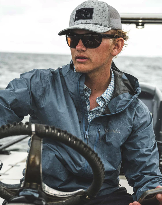 Waypoint Fishing Jacket with adjustable cuffs and hem for a secure fit.