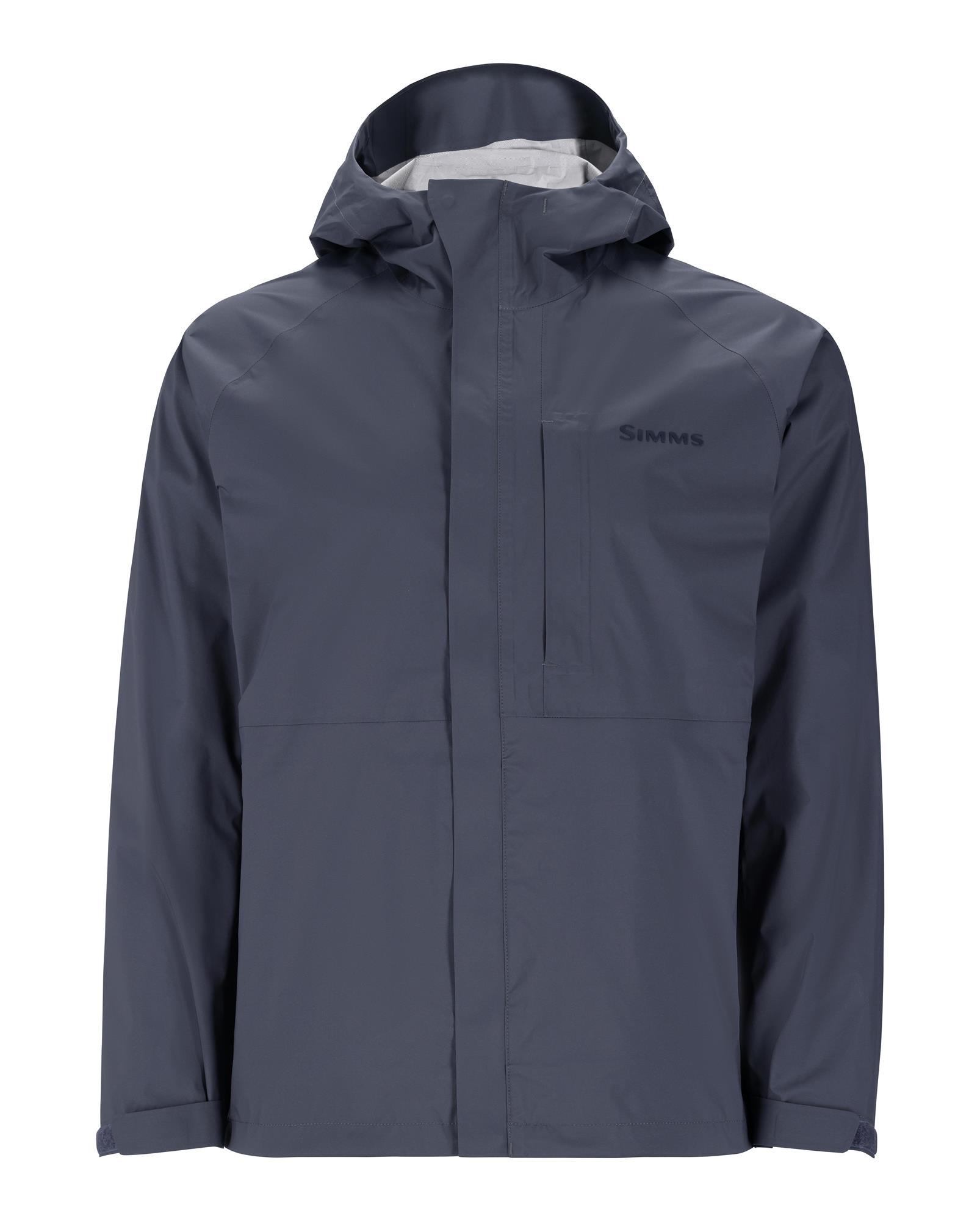 Simms Waypoints packable rain jacket selvedge color lightweight waterproof breathable shell