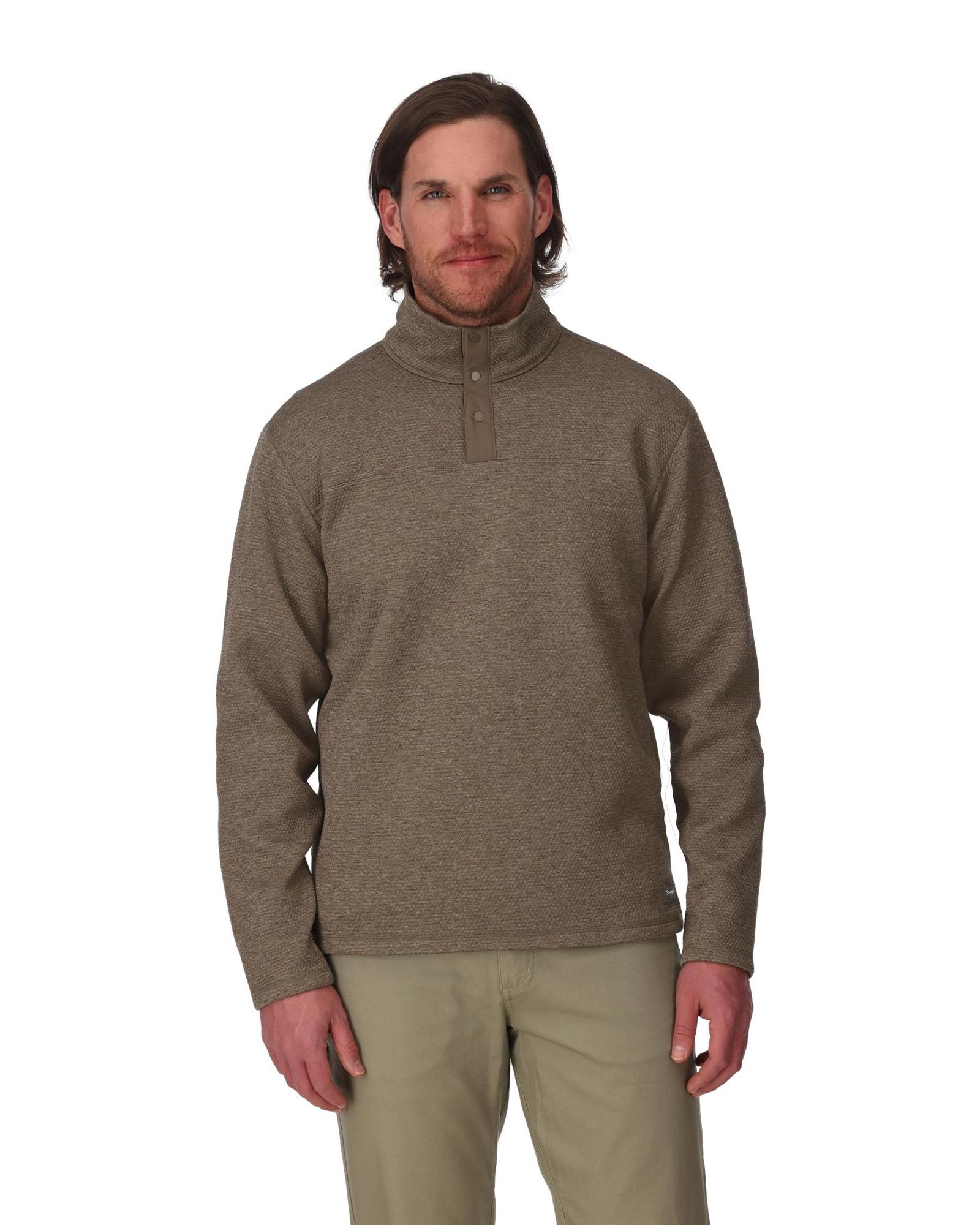 Simms Harbor Sweater heavyweight fleece for fishing