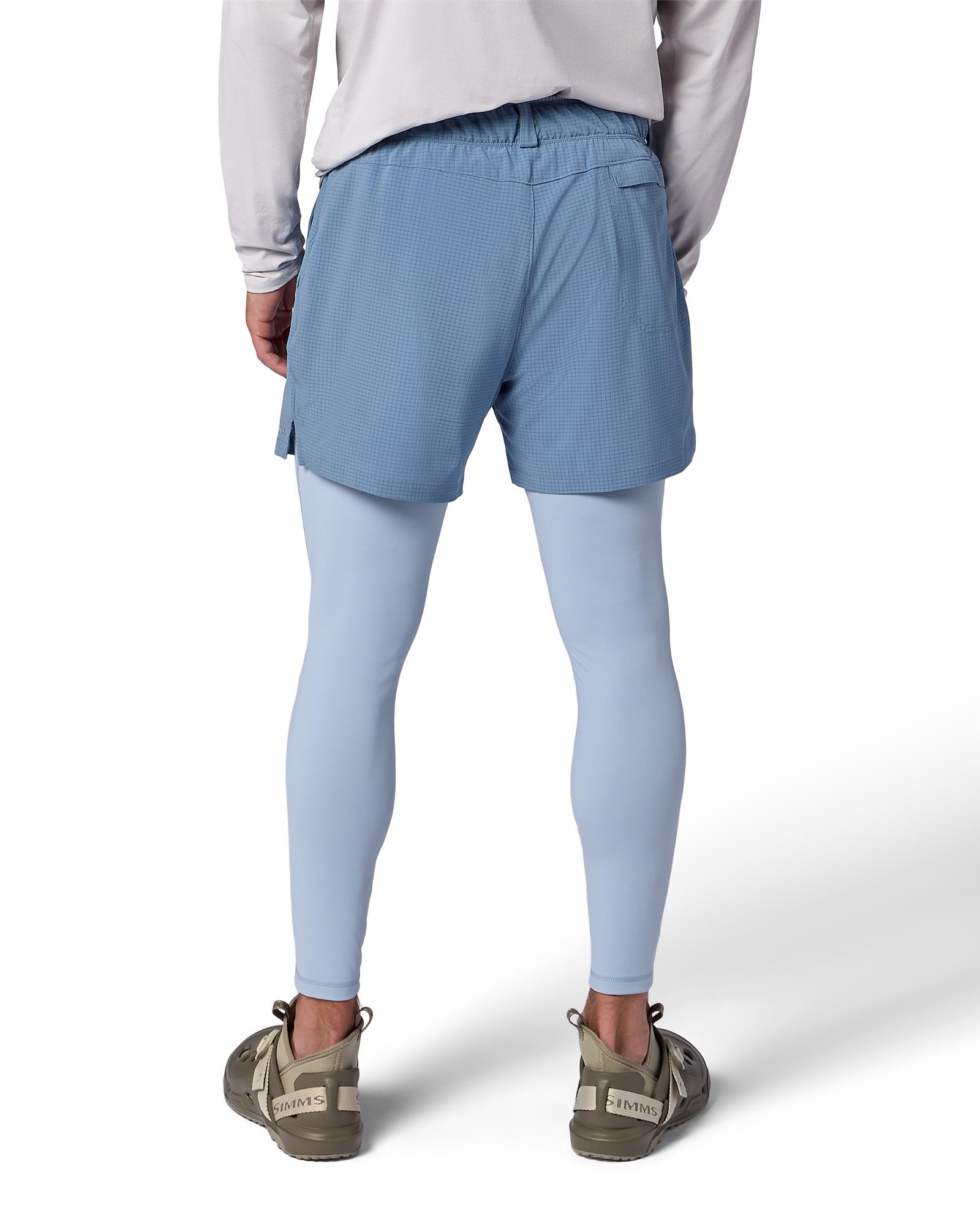 Simms Latitude BiComp Bottom UPF 50 fishing shorts with leggings for saltwater and flats fishing
