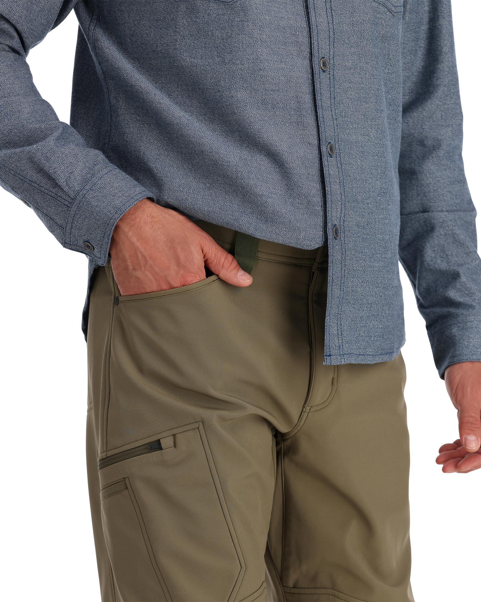 Simms Rogue Softshell Pants lightweight insulated pants with flexible fit and rugged construction