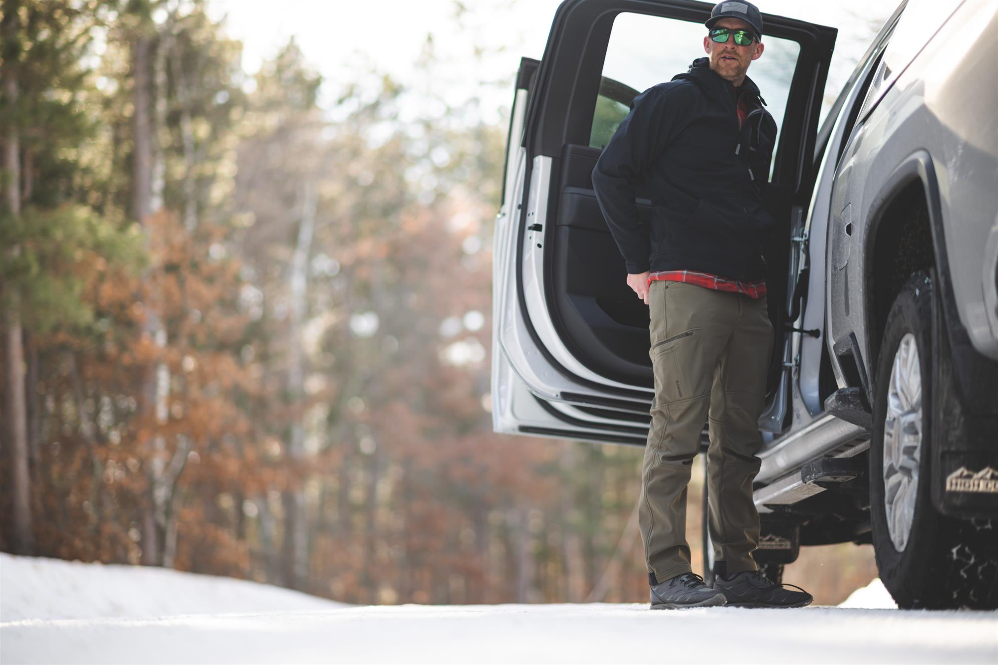 Simms Rogue Softshell Pants winter ready fishing pants with weather resistance and comfort