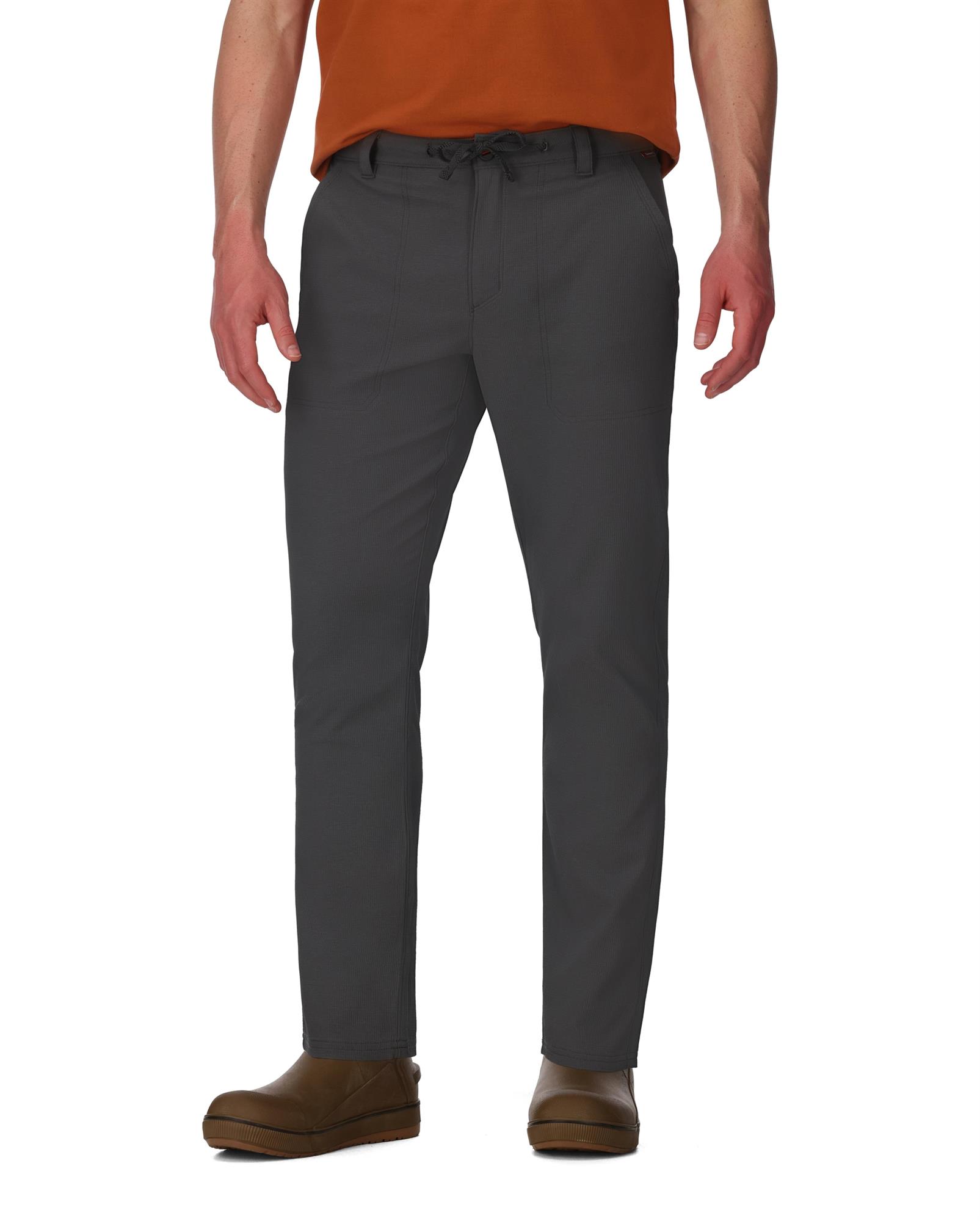 Simms Wanaka Pants worn men’s lightweight fishing pants slim fit quick dry outdoor pants