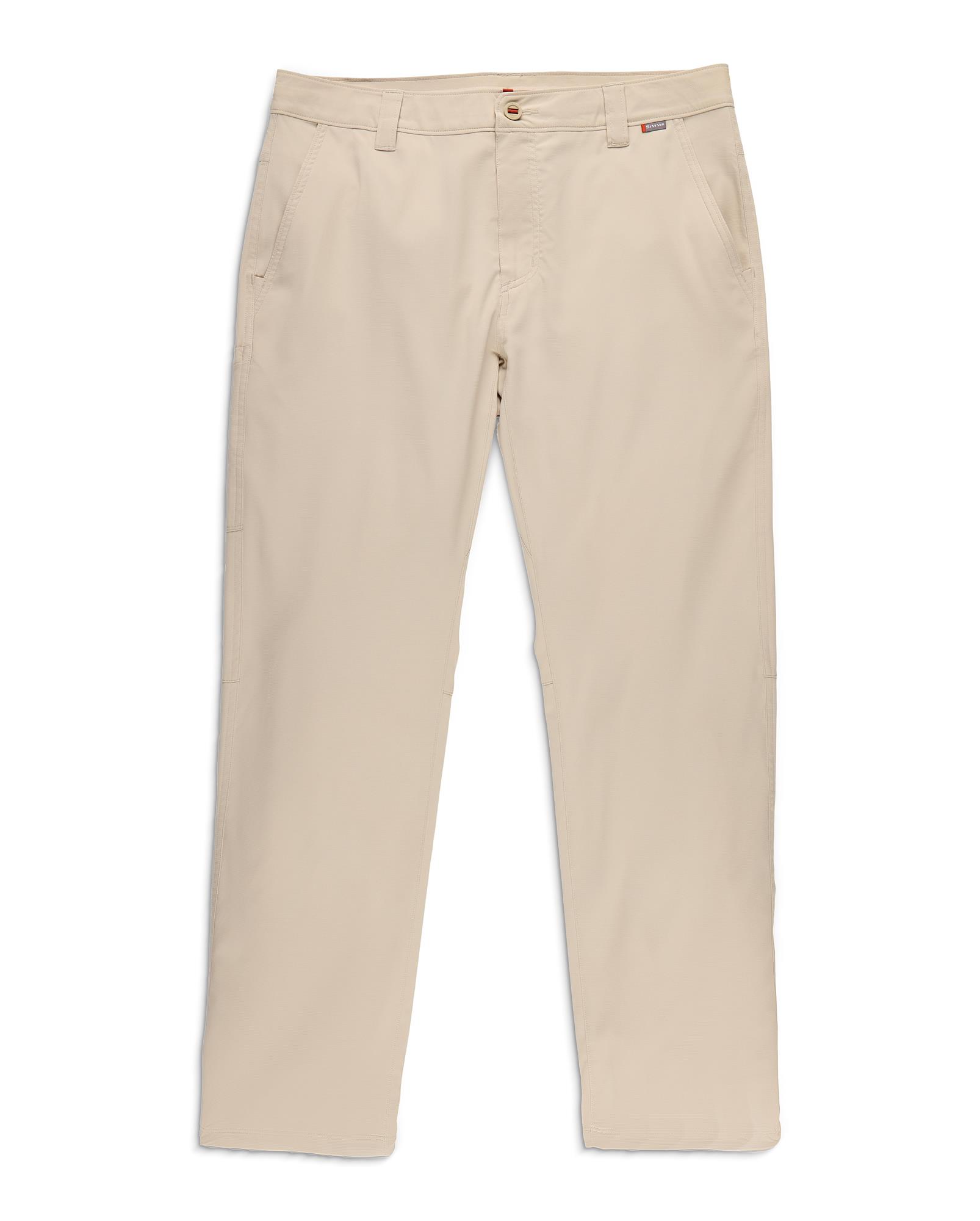 Simms Superlight Pant quick-drying fishing pants flat lay – Burnished Clay