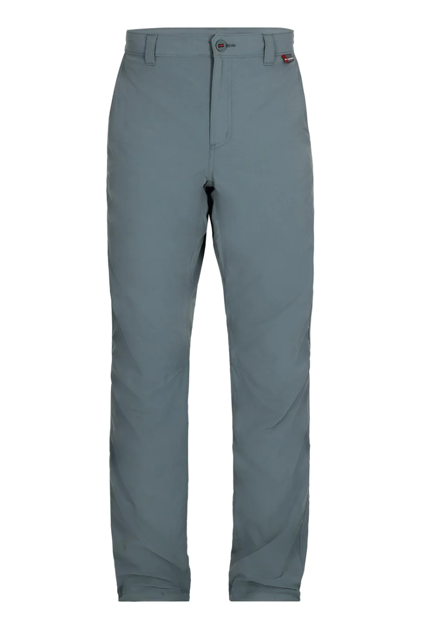 Simms Superlight Pant designed for moisture-wicking comfort.