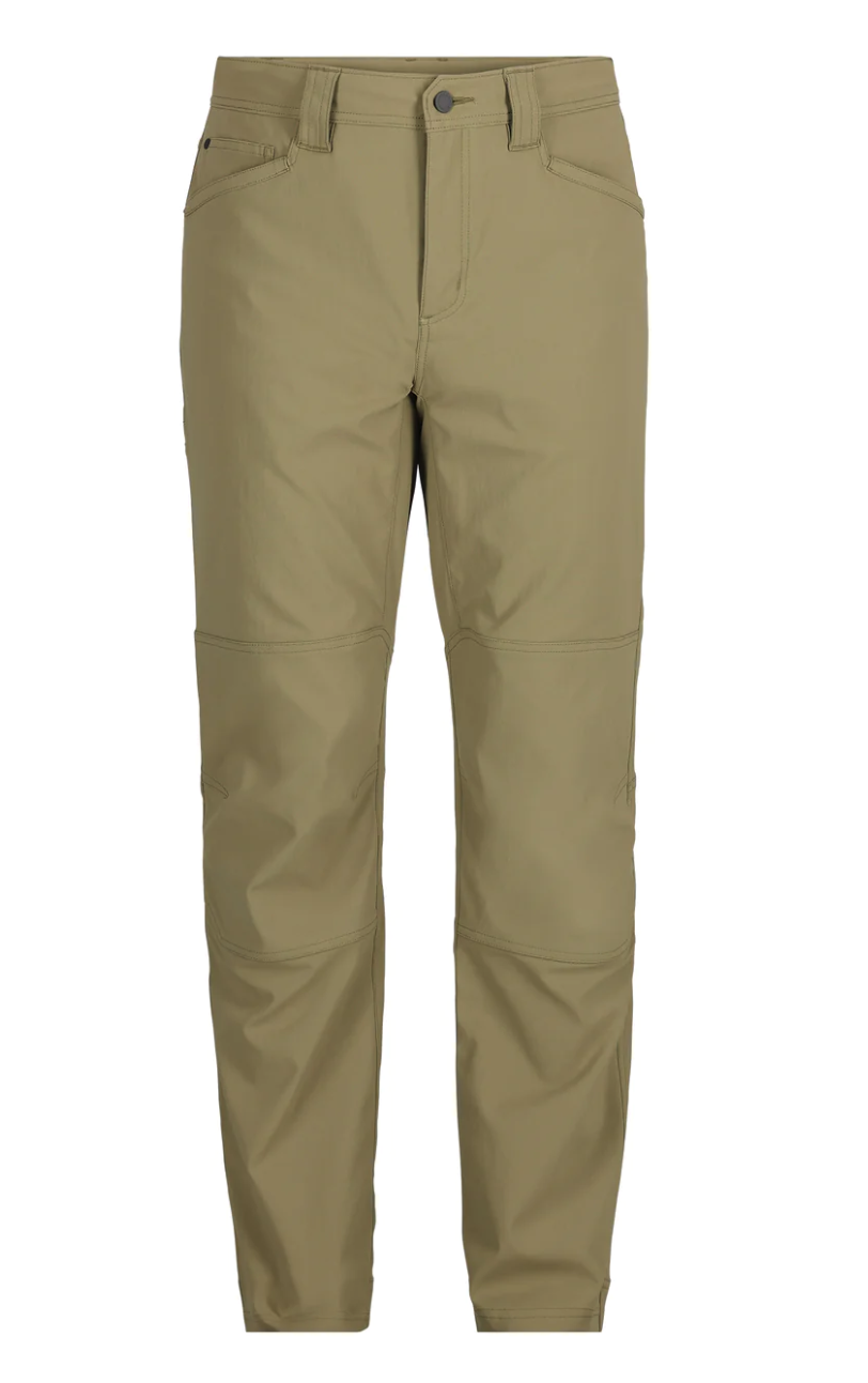 Simms Windrift Pants with water-resistant finish for wet environments.