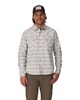 Outdoor fishing pearl snap flannel shirt for men