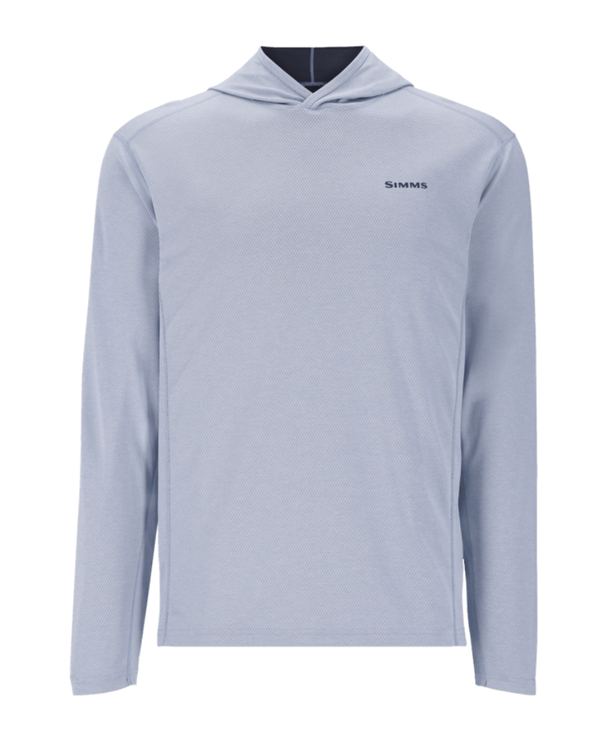 Simms BugStopper Hoody Steel Blue Heather color
