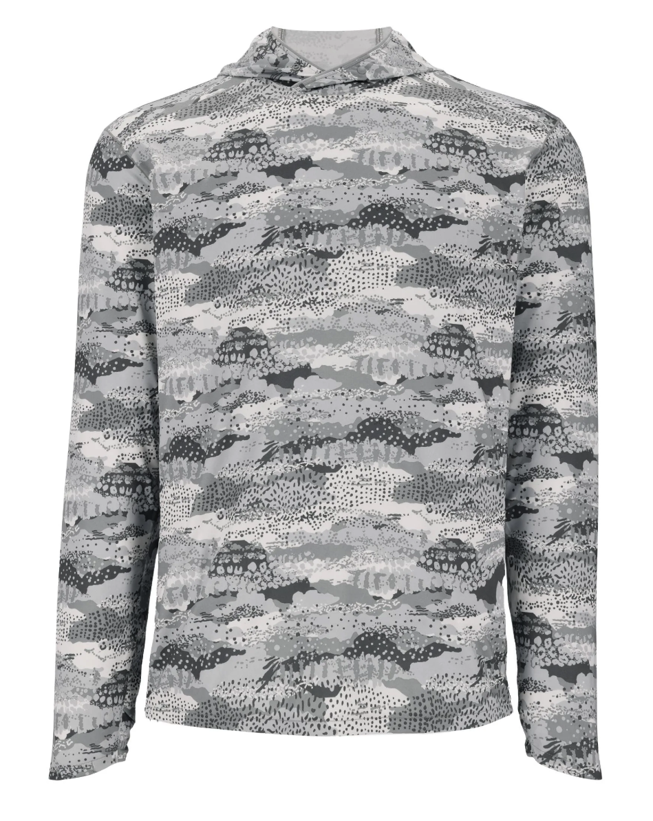 Simms BugStopper SolarFlex Hoody in shroud sterling color.