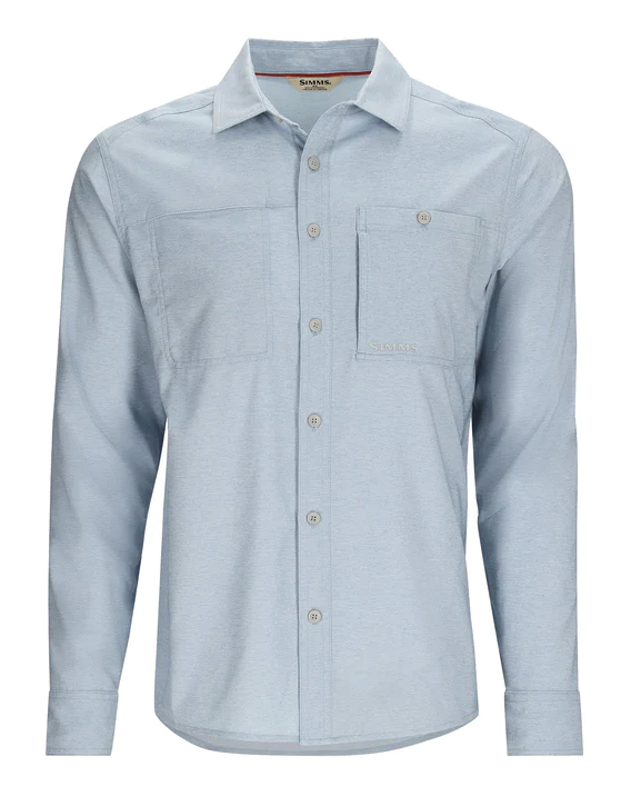 Lightweight Simms LS Challenger Shirt for sun protection and comfort.