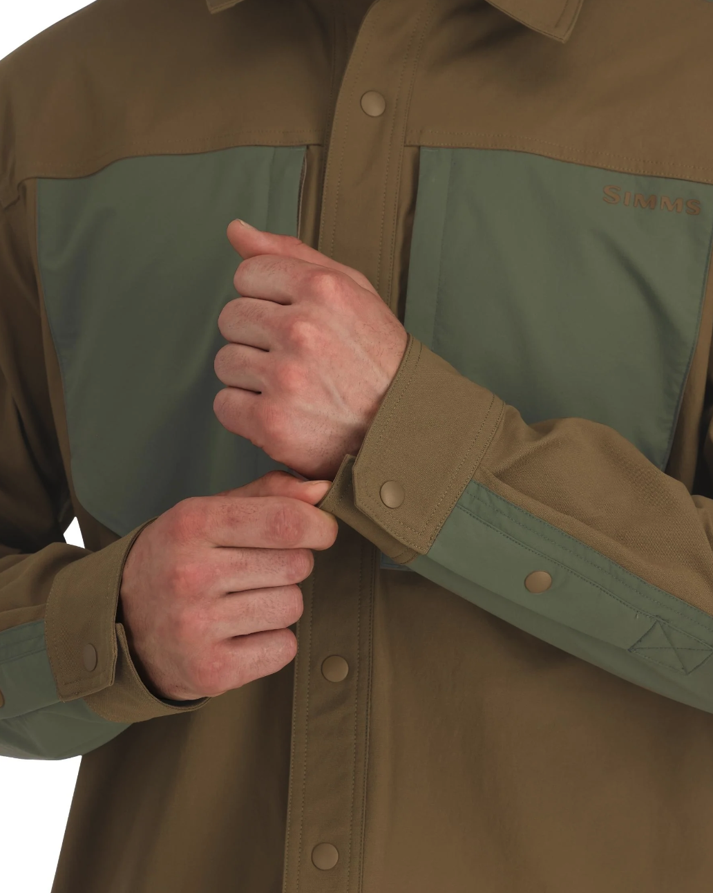 Simms Confluence Shirt - functional fishing shirt with moisture-wicking and UV-blocking features