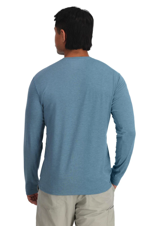 Comfortable men's Simms Glades Crew for hiking and fishing