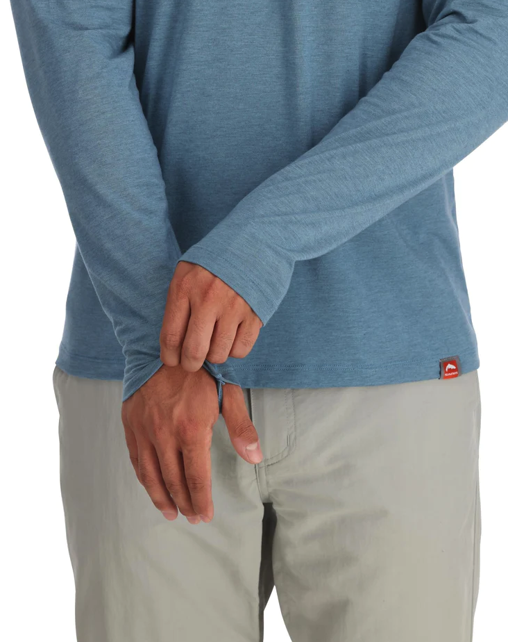 Simms Glades Crew shirt with anti-odor technology