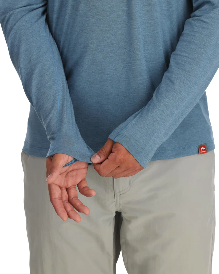 Breathable men's Simms Glades Crew for outdoor adventures