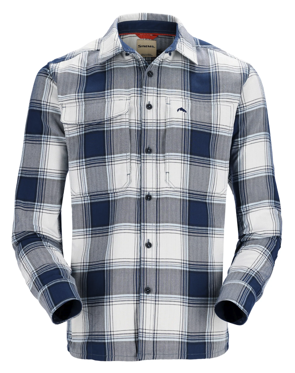 Simms Guide Flannel Shirt Navy