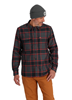 This fishing flannel shirt is made from recycled materials and is very high quality.
